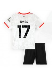 Liverpool Curtis Jones #17 Jalkapallovaatteet Lasten Kolmas peliasu 2024-25 Lyhythihainen (+ Lyhyet housut)